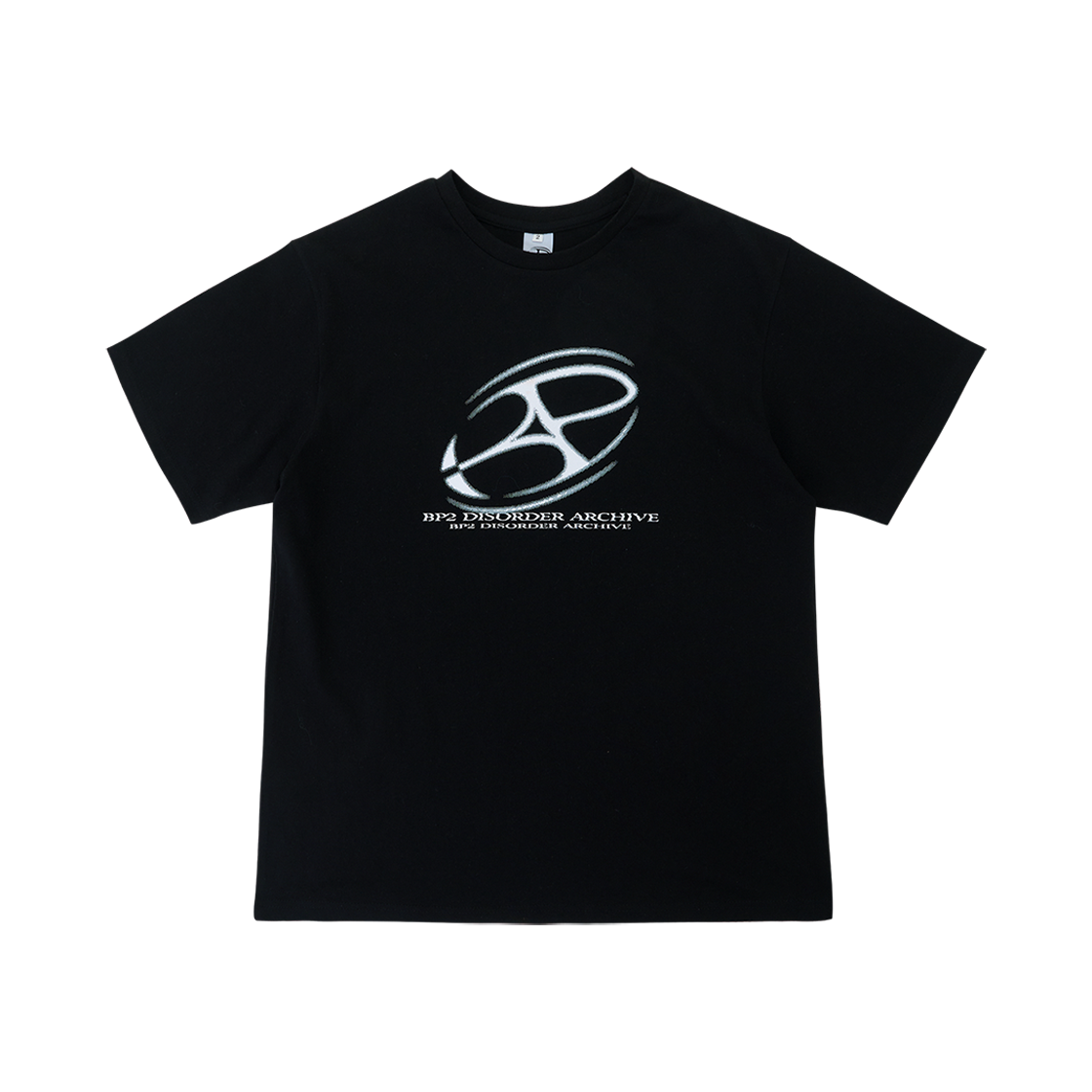 비피투디스오더 빅 그래픽 로고 티 블랙(BP2DISORDER Big Graphic Logo Tee Black)