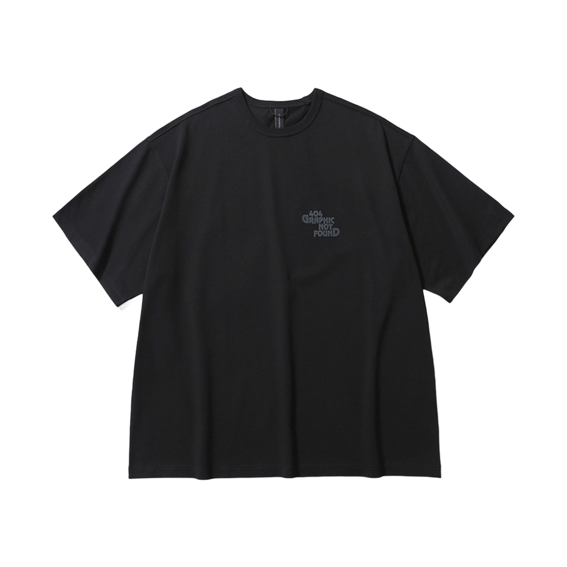PMF025-02JH03 [SS25] moif 404 GNF(B) H/S Tee Black