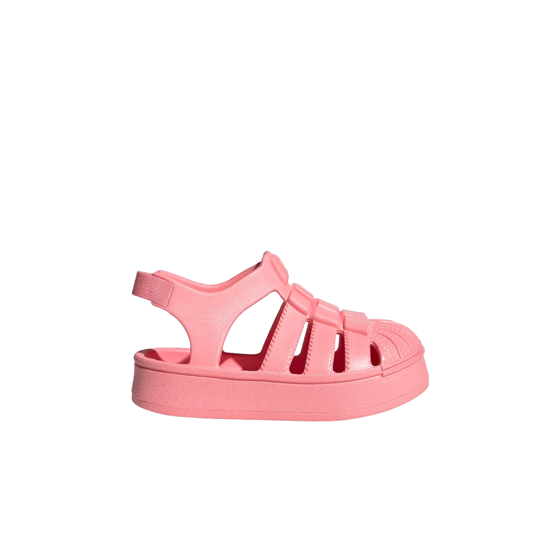 (인펀트) 아디다스 오리지널스 슈퍼스타 샌들 세미 핑크 스파크((Infant) Adidas Originals Superstar Sandal Semi Pink Spark) - 1