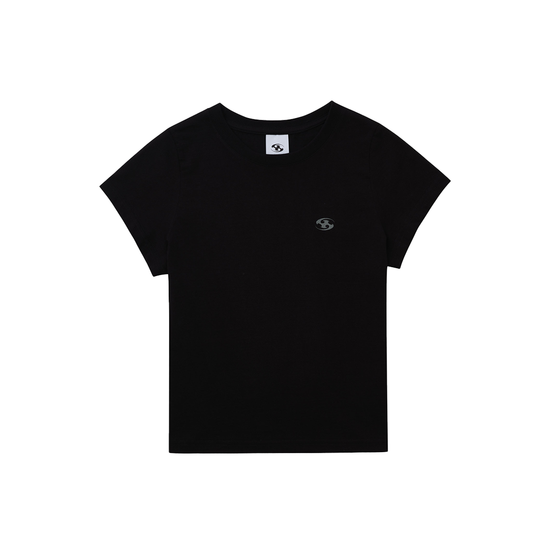 (W) 산산기어 로고 티셔츠 블랙 - 25SS((W) Sansan Gear Logo T-Shirt  Black - 25SS)