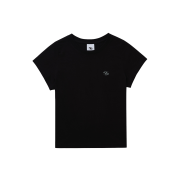 (W) Sansan Gear Logo T-Shirt  Black - 25SS