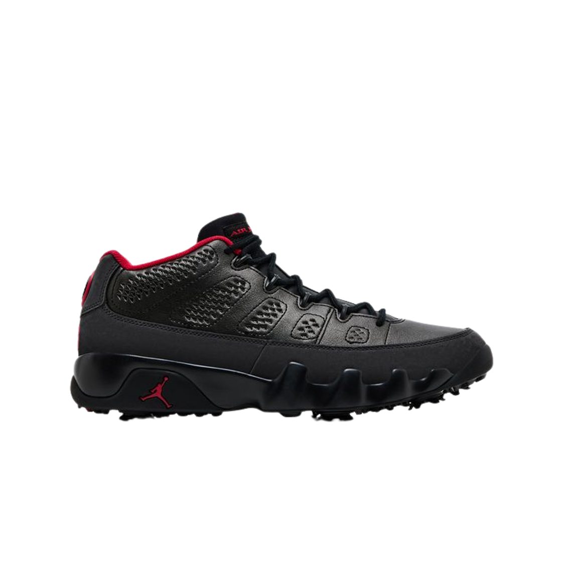 조던 9 레트로 골프 블랙 트루 레드(Jordan 9 Retro Golf Black True Red)