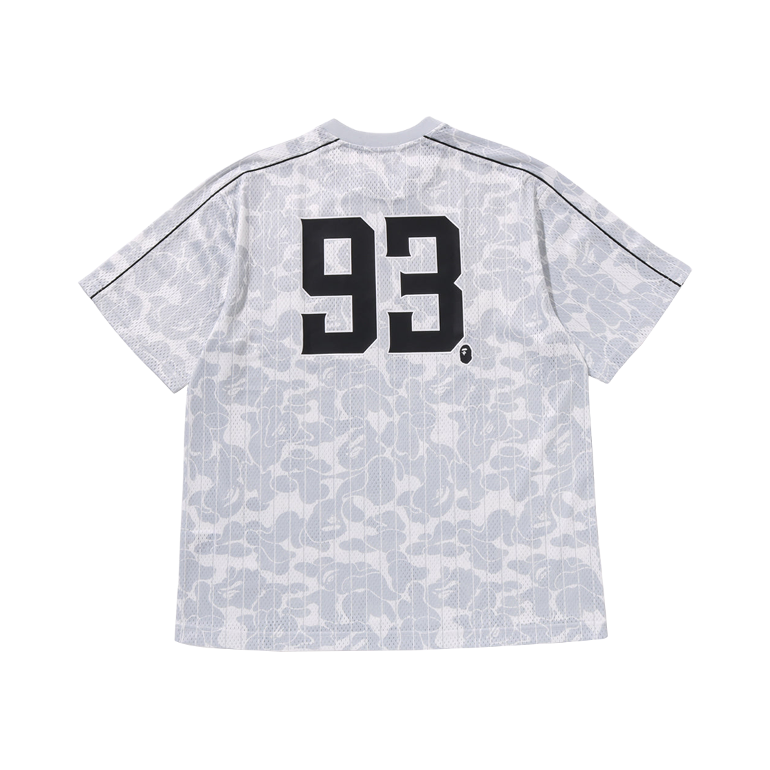 베이프 카모 스트라이프 베이스볼 로고 릴렉스드 핏 티셔츠 그레이(BAPE Camo Stripe Baseball Logo Relaxed Fit T-Shirt Gray) - 2