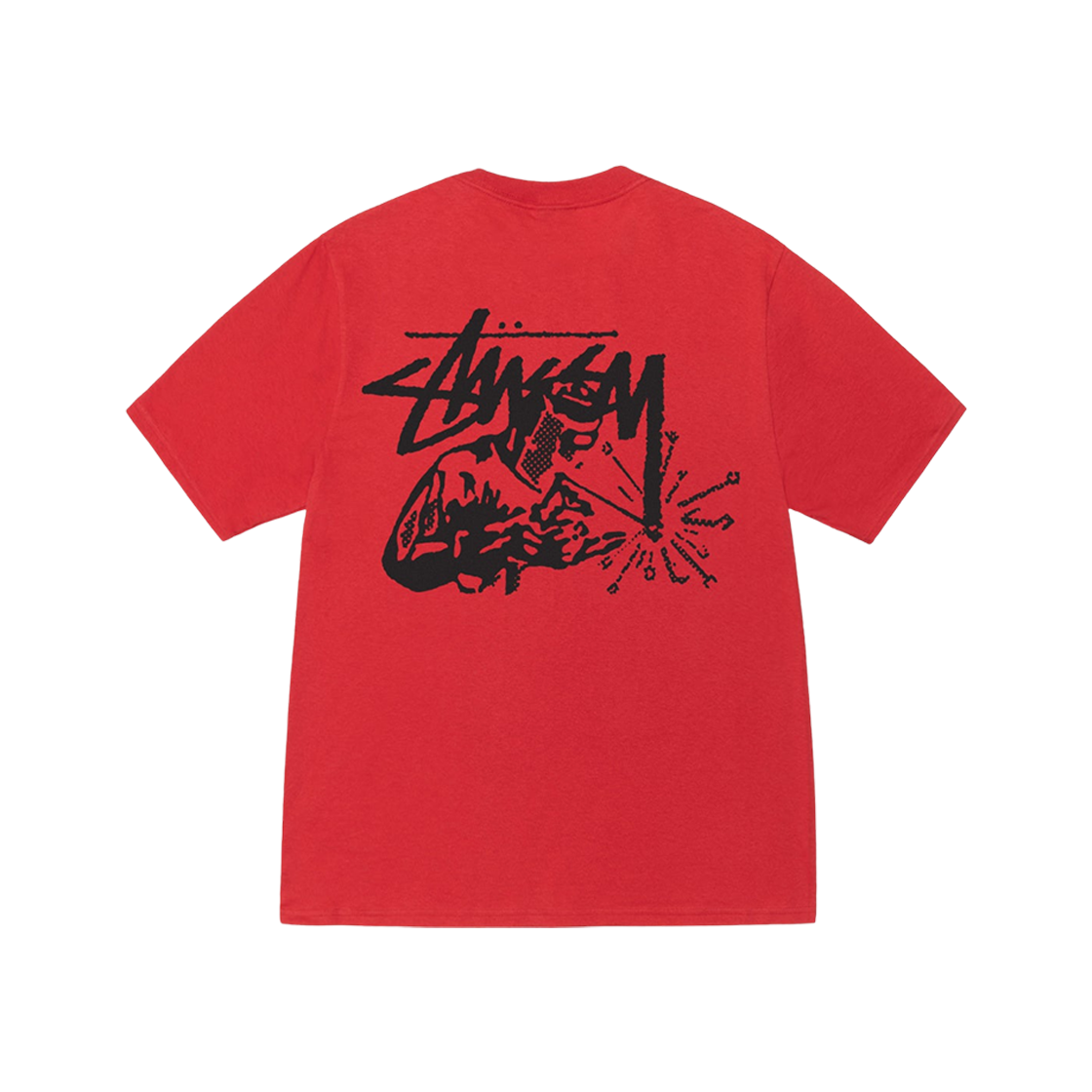 1905138 Stussy Welder T-Shirt Cayenne
