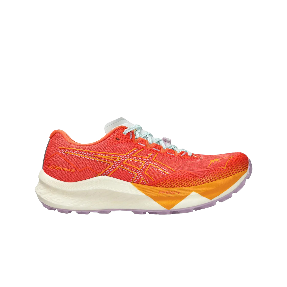 (W) 아식스 후지스피드 3 노바 오렌지 라이트 우베((W) Asics Fujispeed 3 Nova Orange Light Ube) - 1