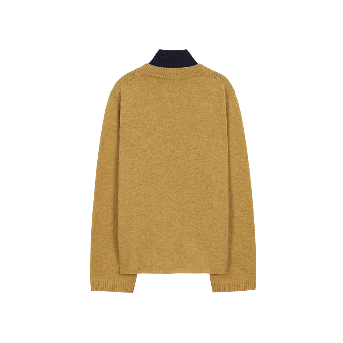 EEZ-1O453-M-KT01-YW EENK Zomme Layered Knit Pullover Mustard - #2