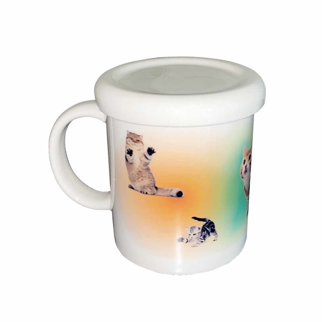 유라이크왓 그라데이션 캣 머그 오렌지&그린([3% 포인트 적립] you like what Gradation Cat Mug Orange&Green) - 3
