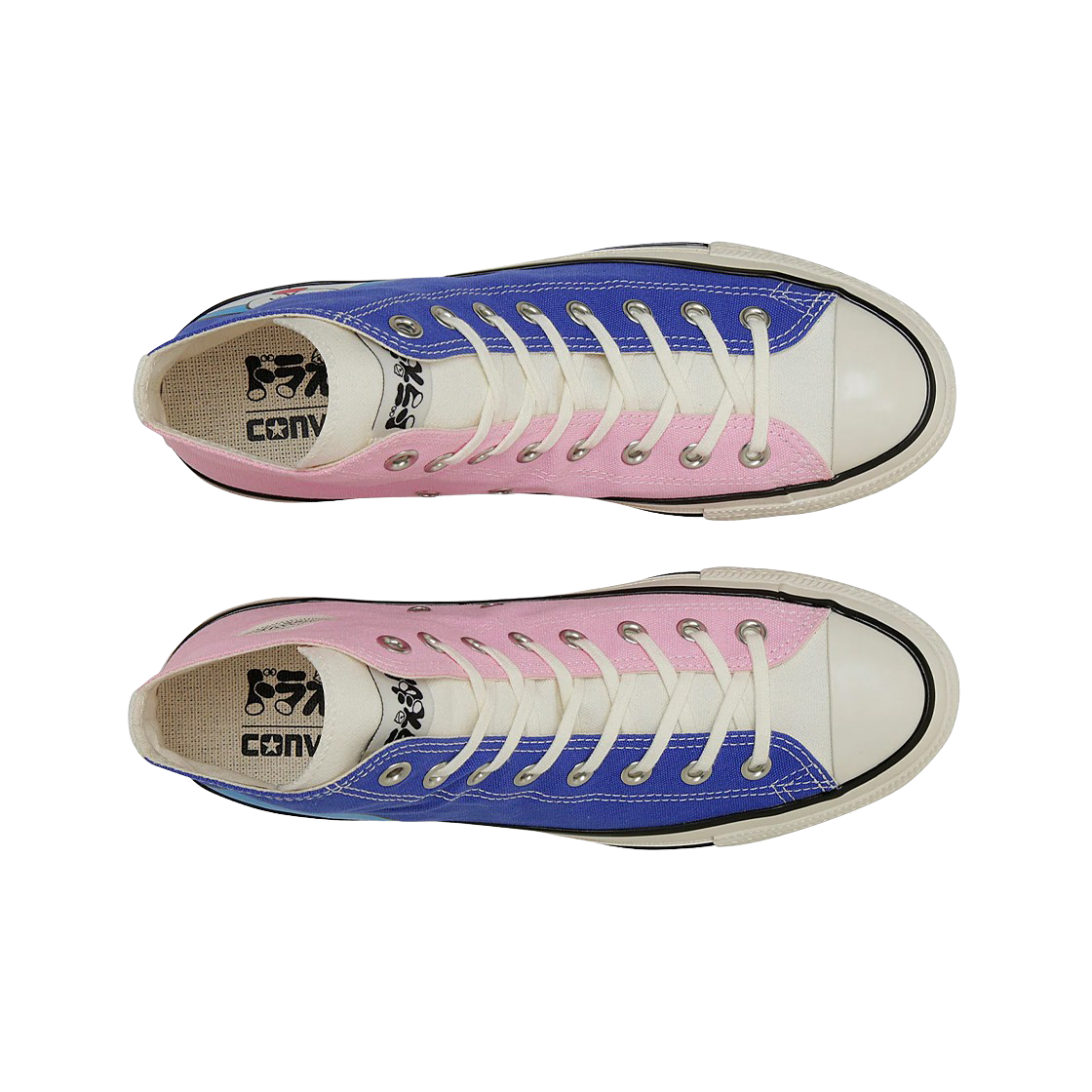 컨버스 x 도라에몽 올스타 FP 에이지드 FP 하이 블루 화이트(Converse x Doraemon All Star Aged FP Hi Blue White) - 3