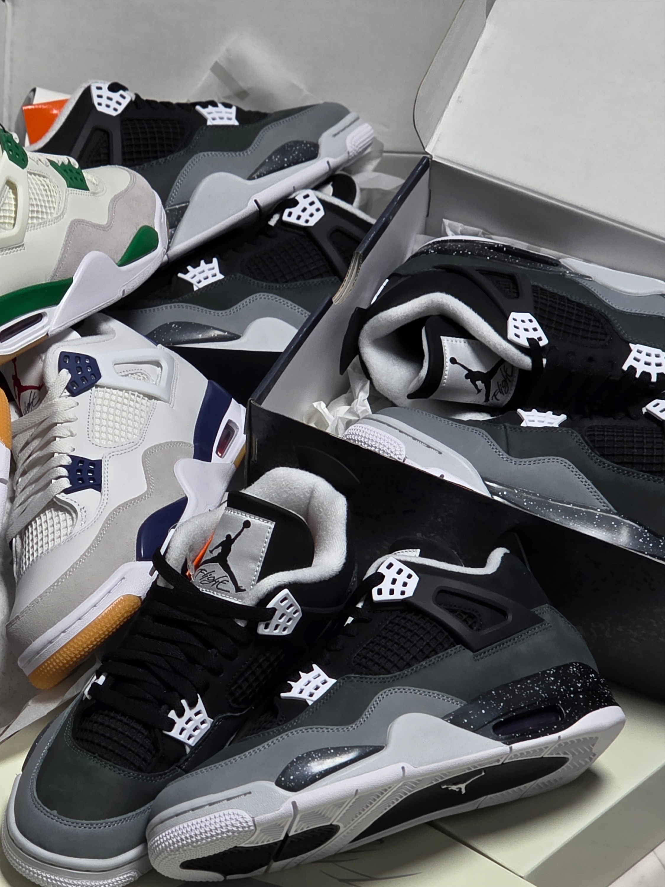 Jordan 4 Retro Fear 2024 착용 스타일 - 5
