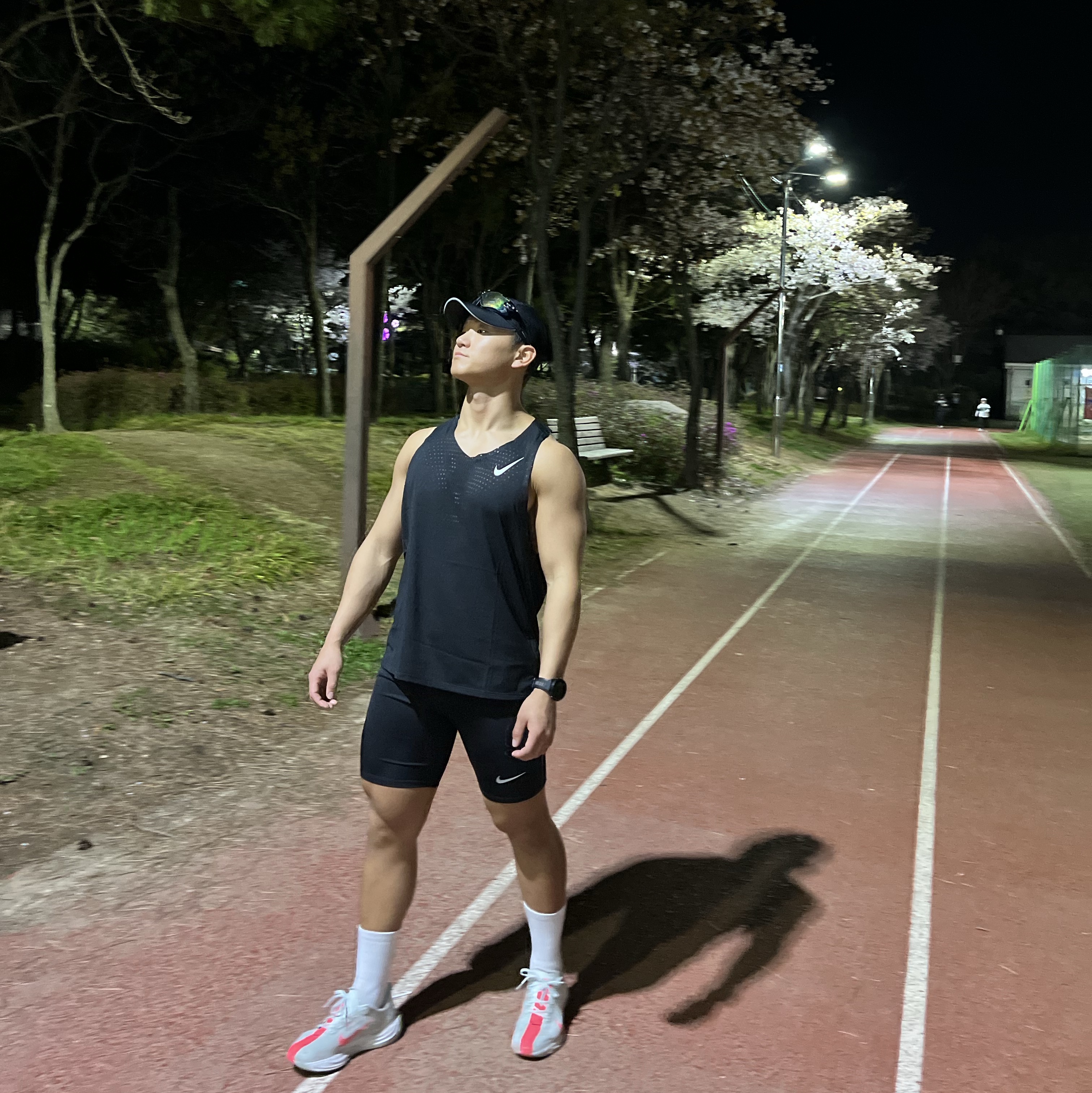 Nike Dri-Fit ADV Aeroswift Running Vest Black - Asia 착용 스타일 - 1