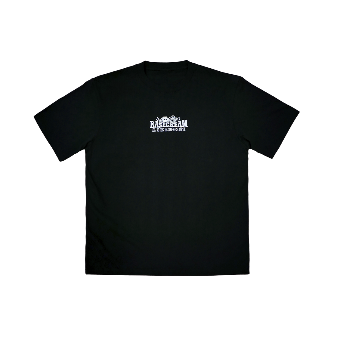 베이스크림 BCxGX2 리스닝 티셔츠 블랙(Basecream BCxGX2 listening Tee Black)