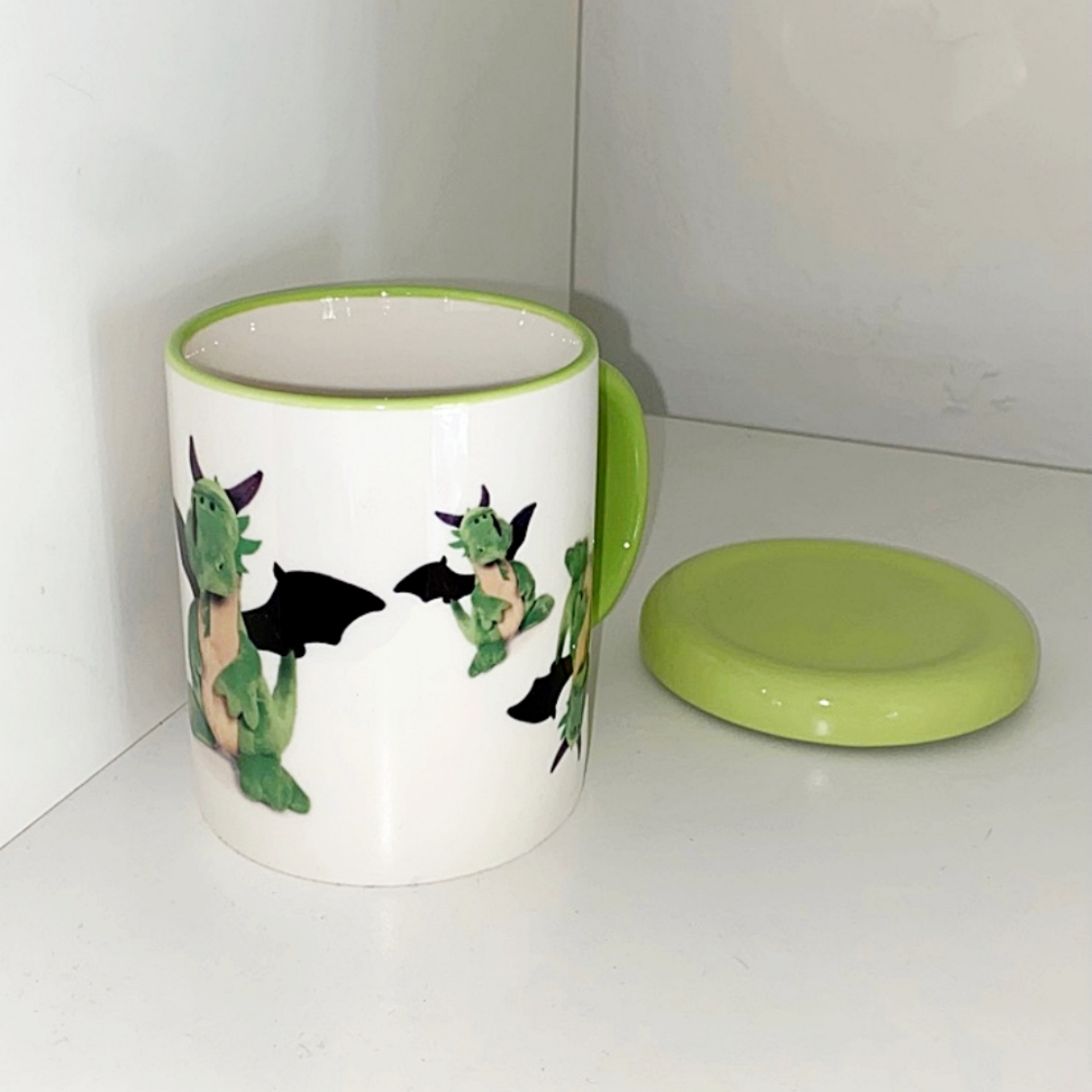 유라이크왓 드래곤 돌 머그 그린([3% 포인트 적립] you like what Dragon Doll Mug Green) - 3