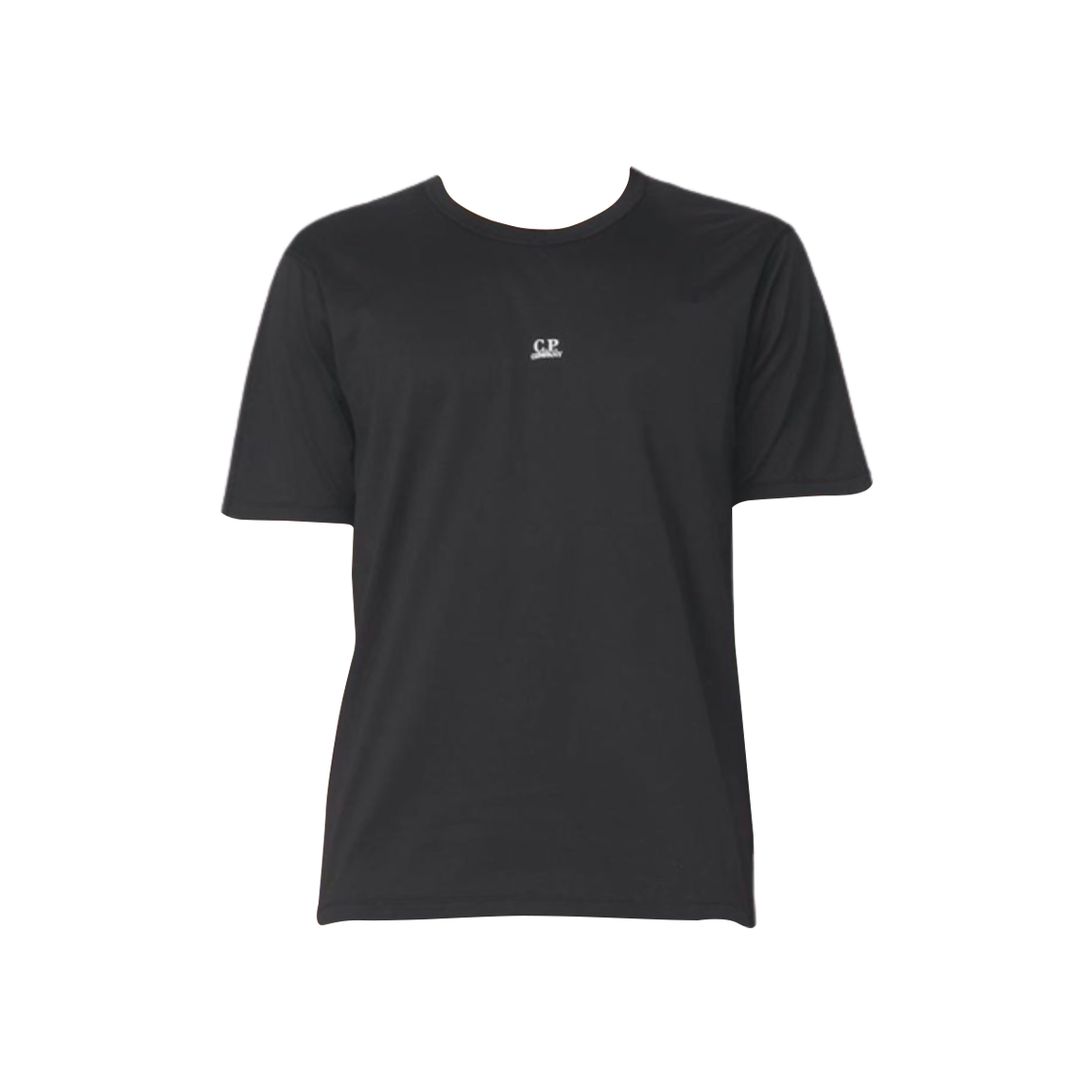 18CMTS088A006374G999 C.P. Company 70/2 Mercerized Jersey Printed Logo T-Shirt Black - 25SS