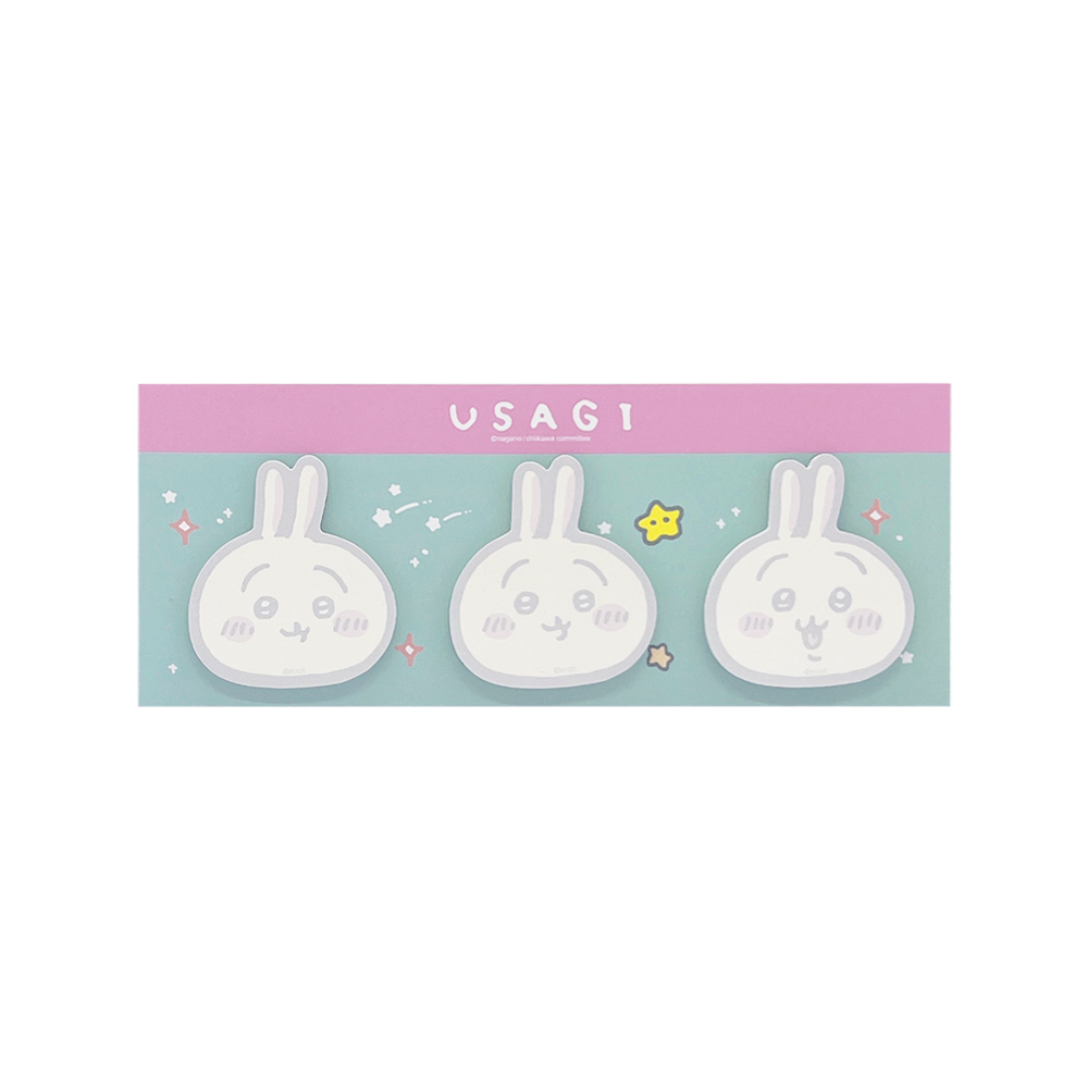 8809828175608 Daewonmedia Chiikawa 3P Sticky Memo Usagi