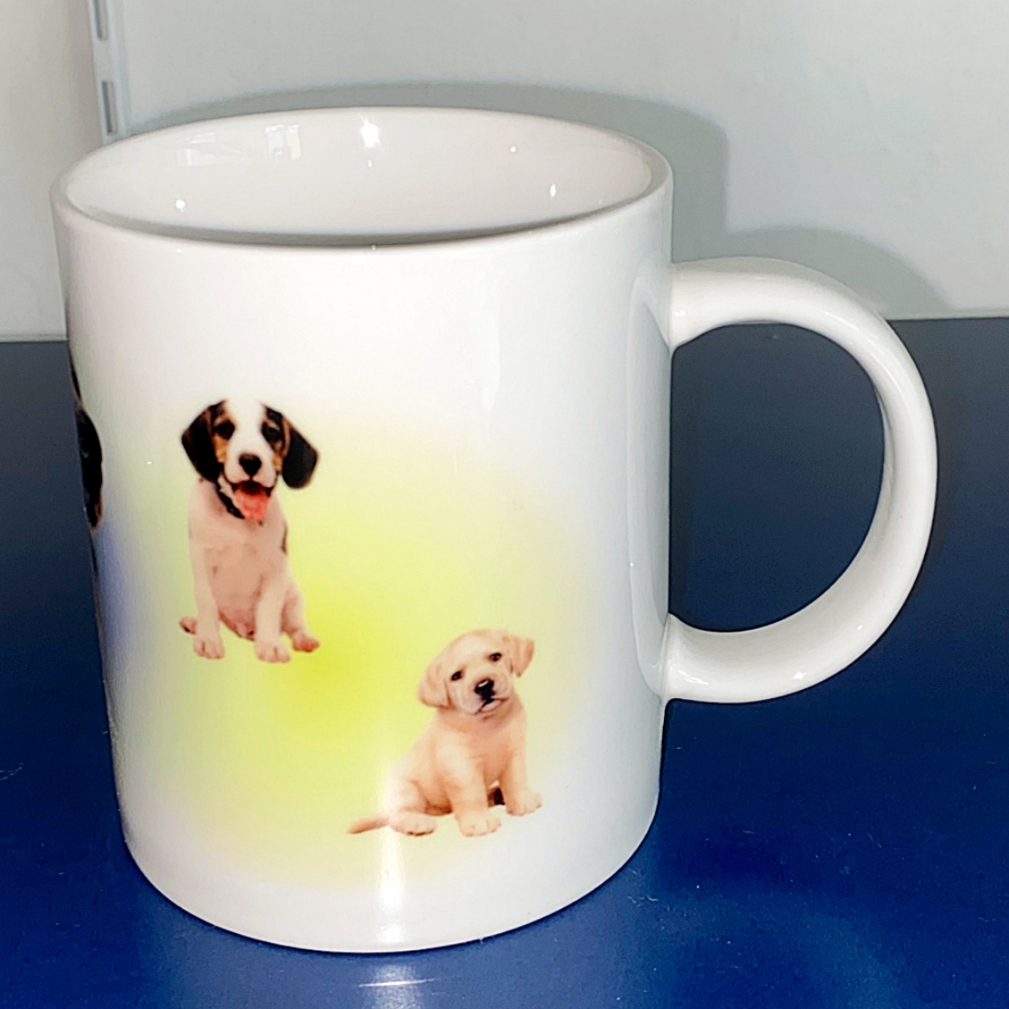 유라이크왓 그라데이션 퍼피 머그 블루&옐로우([3% 포인트 적립] you like what Gradation Puppy Mug Blue&Yellow) - 5