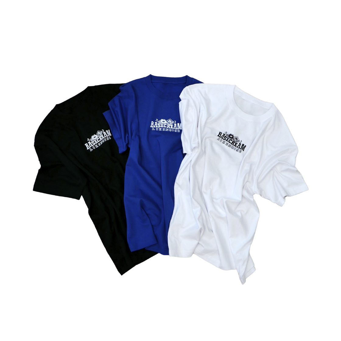 베이스크림 BCxGX2 리스닝 티셔츠 블랙(Basecream BCxGX2 listening Tee Black) - 3