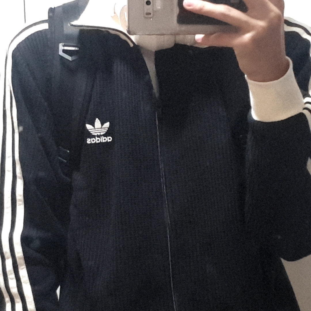 Adidas Waffle Beckenbauer Track Top Black - KR Sizing 착용 스타일