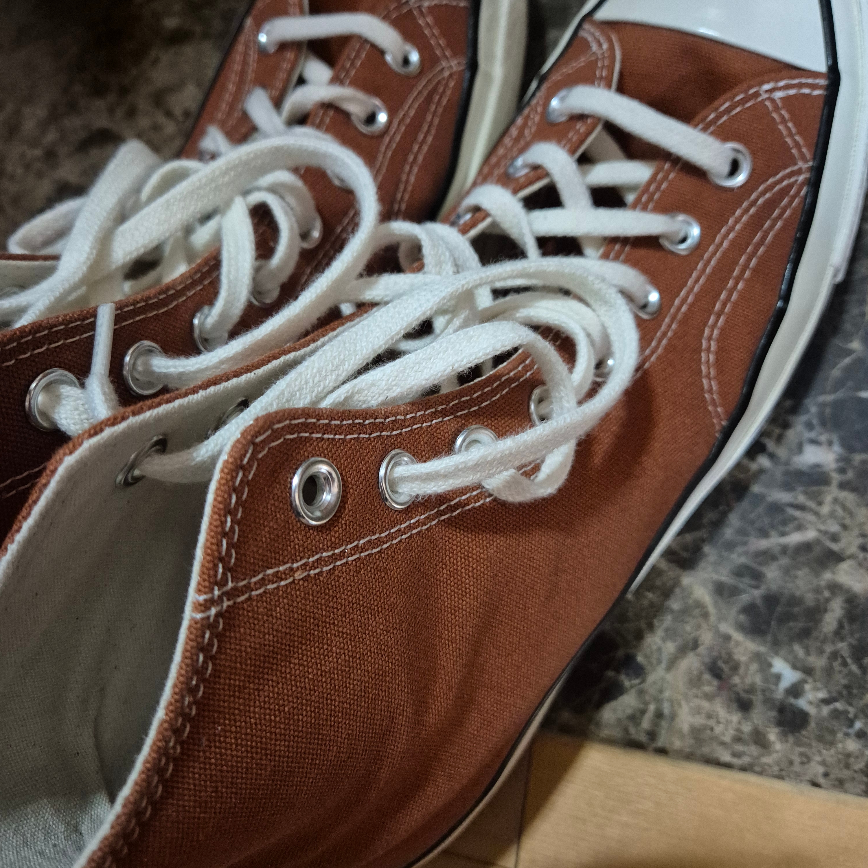 Converse Chuck 70 High Tawny Owl Egret 착용 스타일