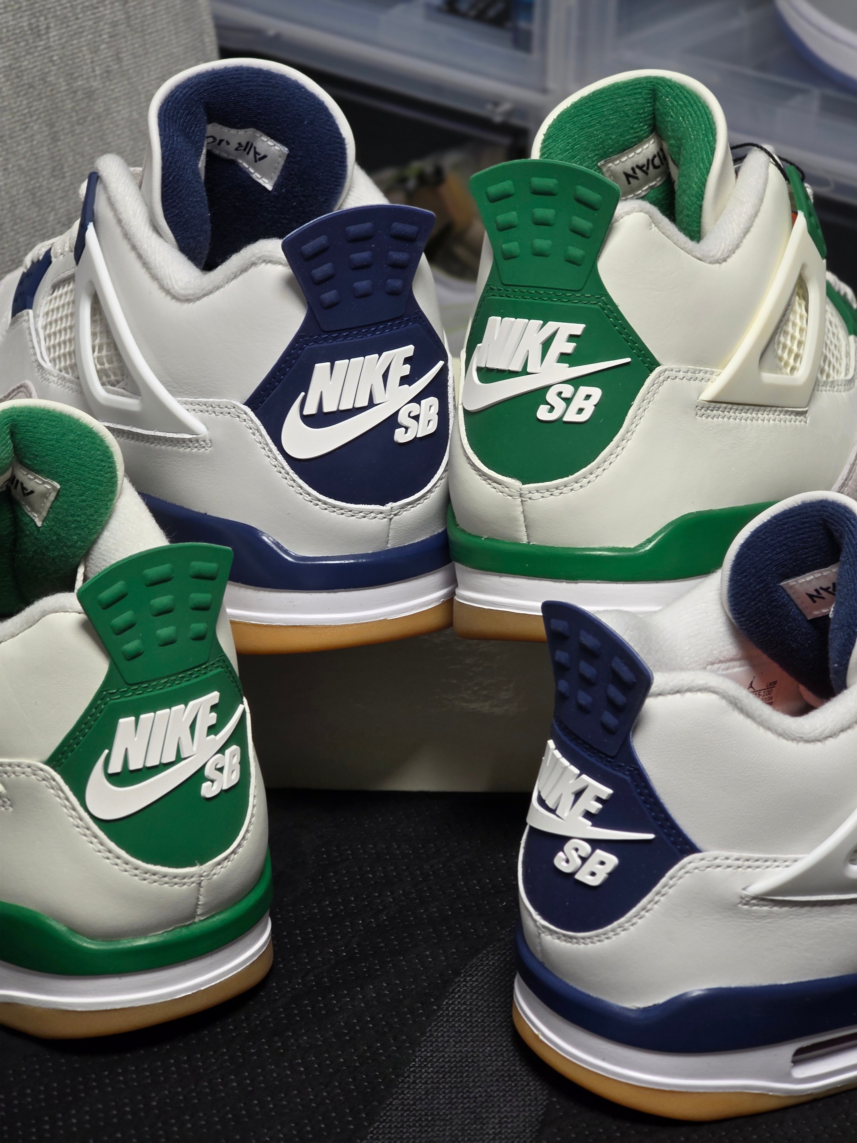 Jordan 4 x Nike SB Retro SP Navy 착용 스타일 - 4