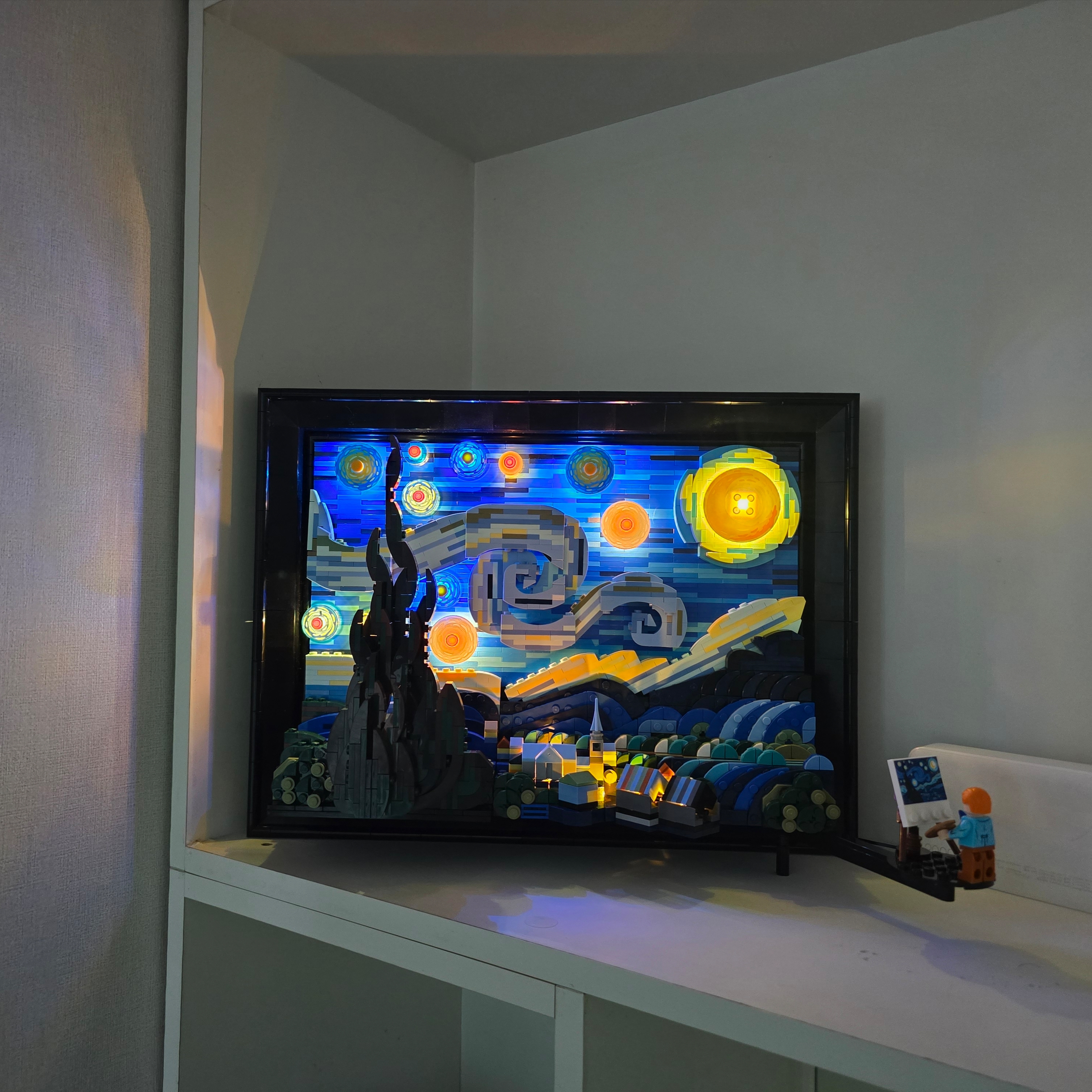 Lego Vincent Van Gogh The Starry Night 착용 스타일