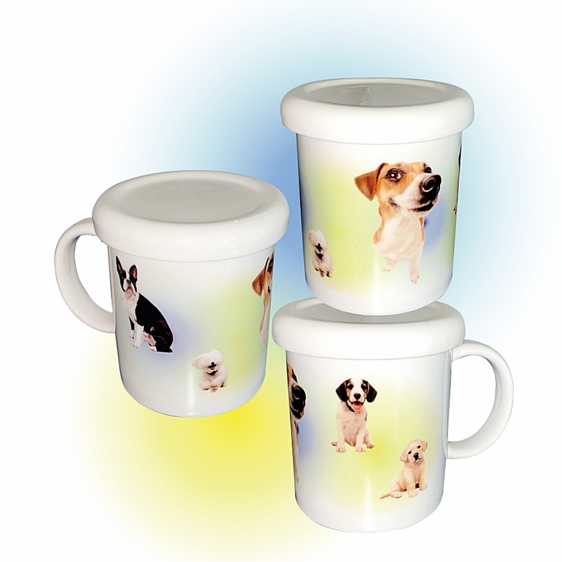 유라이크왓 그라데이션 퍼피 머그 블루&옐로우([3% 포인트 적립] you like what Gradation Puppy Mug Blue&Yellow) - 2