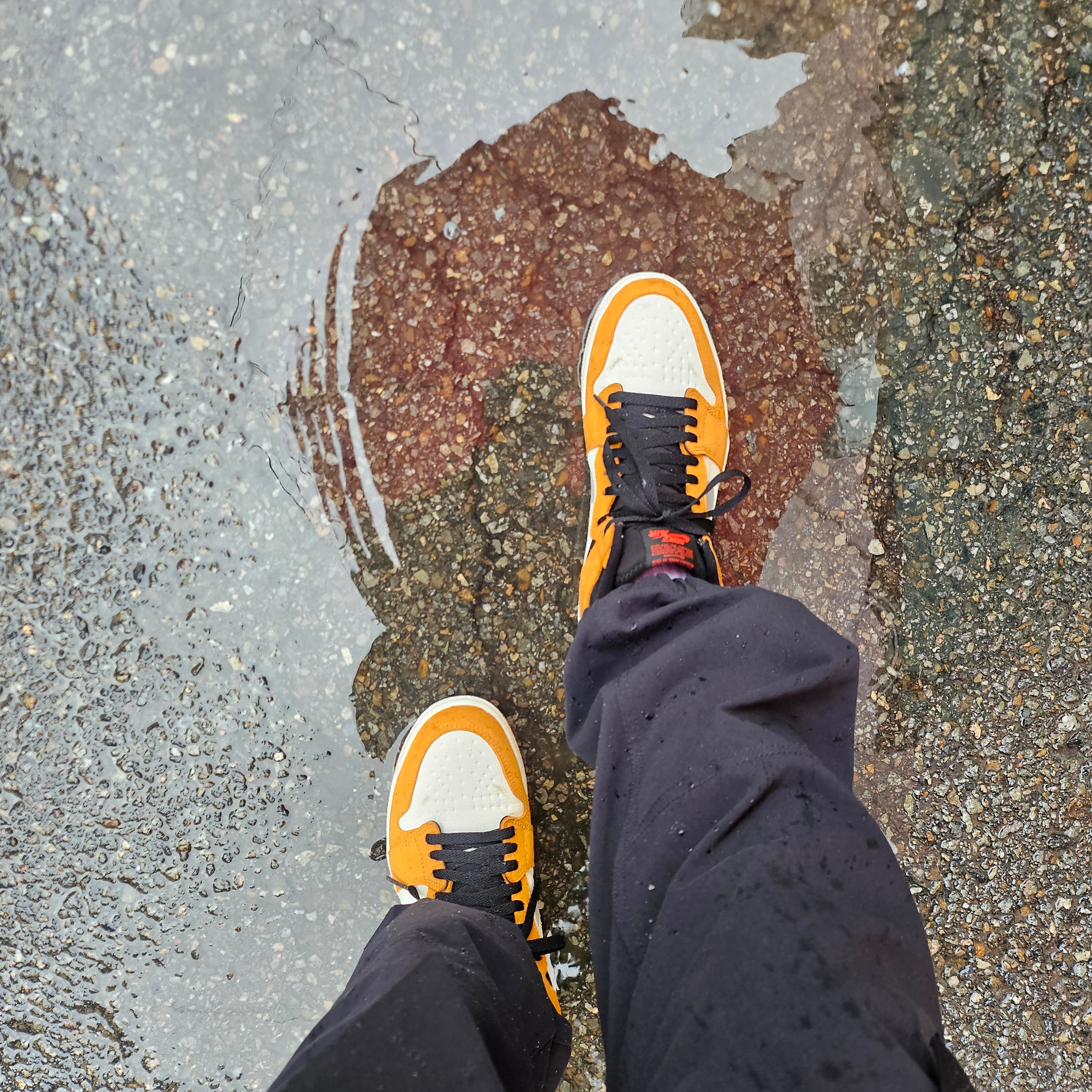 Jordan 1 Element Gore-Tex Light Curry 착용 스타일