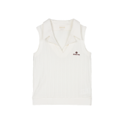 Shushu/Tong Women Striped Knit Sleeveless Top White - 25SS