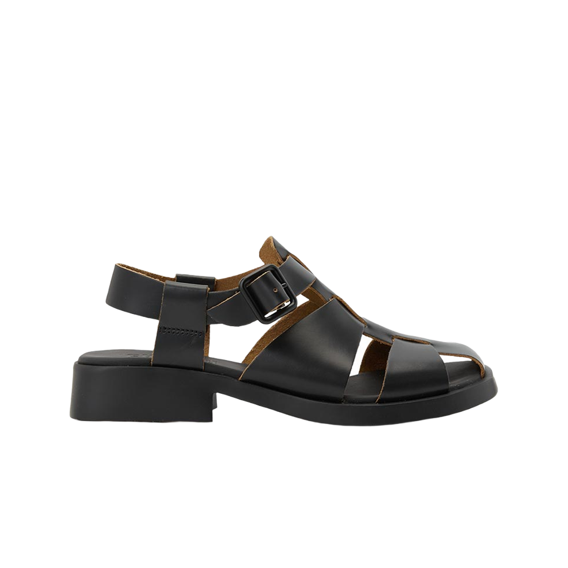 K201489-001 (W) Camper Dana Sandals Black
