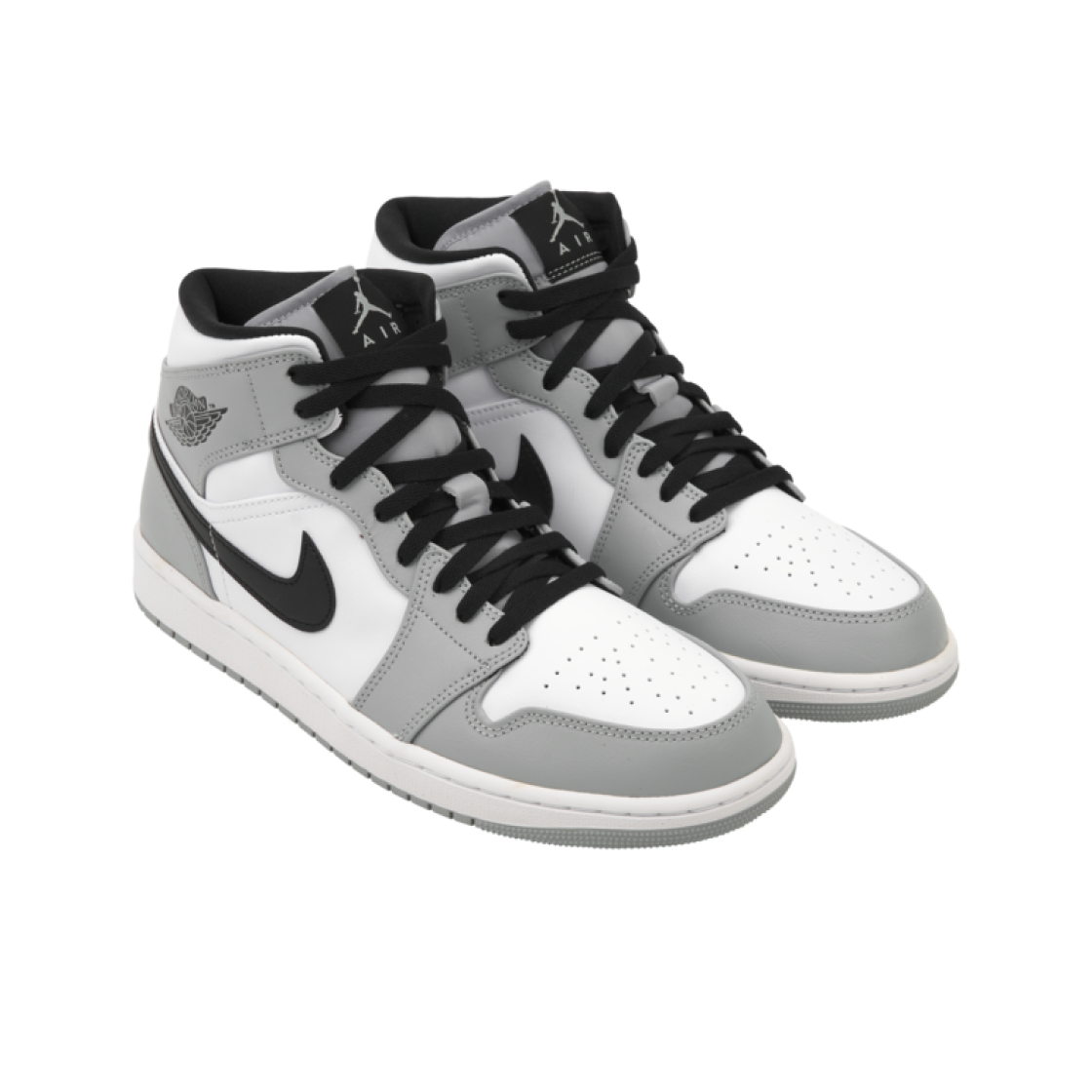 554724-092 Jordan 1 Mid Light Smoke Grey - #4