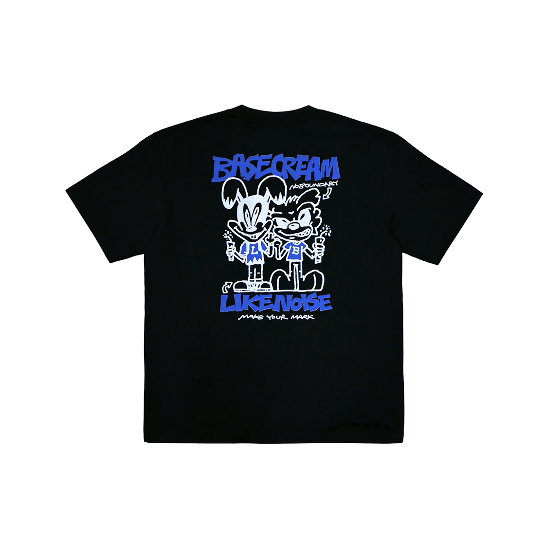 베이스크림 BCxGX2 쿠카&라노 티셔츠 블랙(Basecream BCxGX2 Kuka&Lano Tee Black)