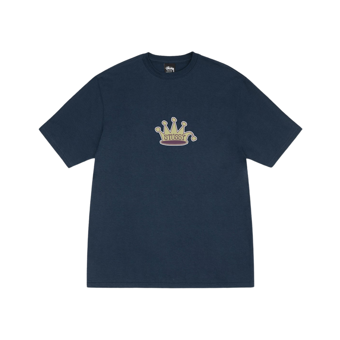 1905136 Stussy King Crown T-Shirt Navy