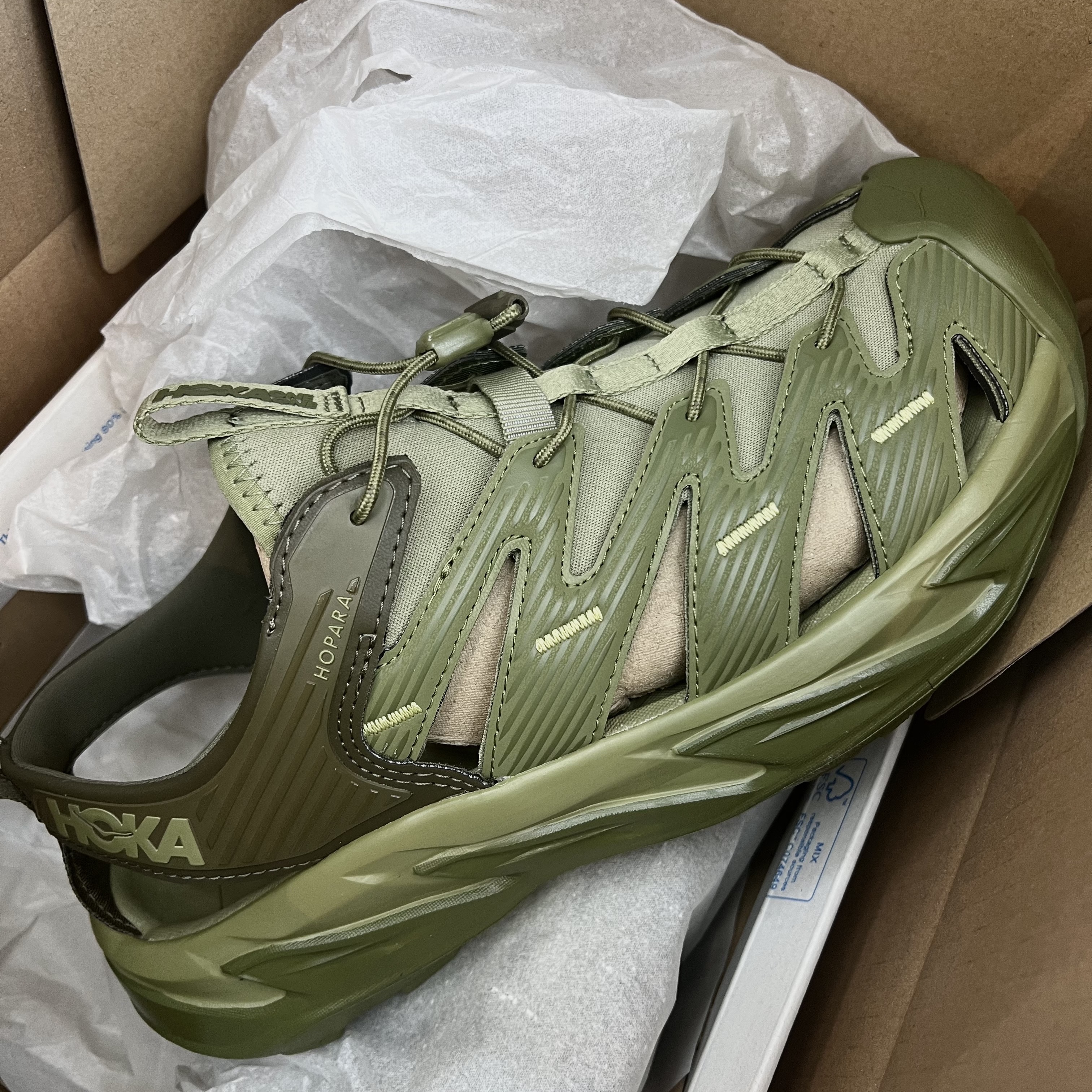 Hoka Hopara Forest Floor Fennel 착용 스타일 - 2