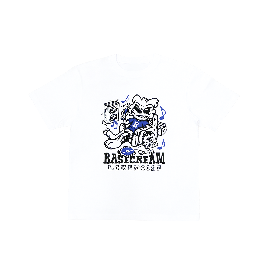 베이스크림 BCxGX2 쿠카 티셔츠 화이트(Basecream BCxGX2 Kuka Tee White)