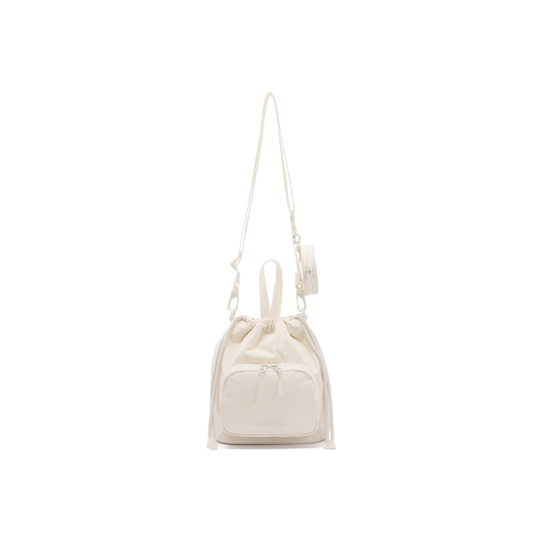N255ACR780012 National Geographic Adelie Bucket Bag Ivory