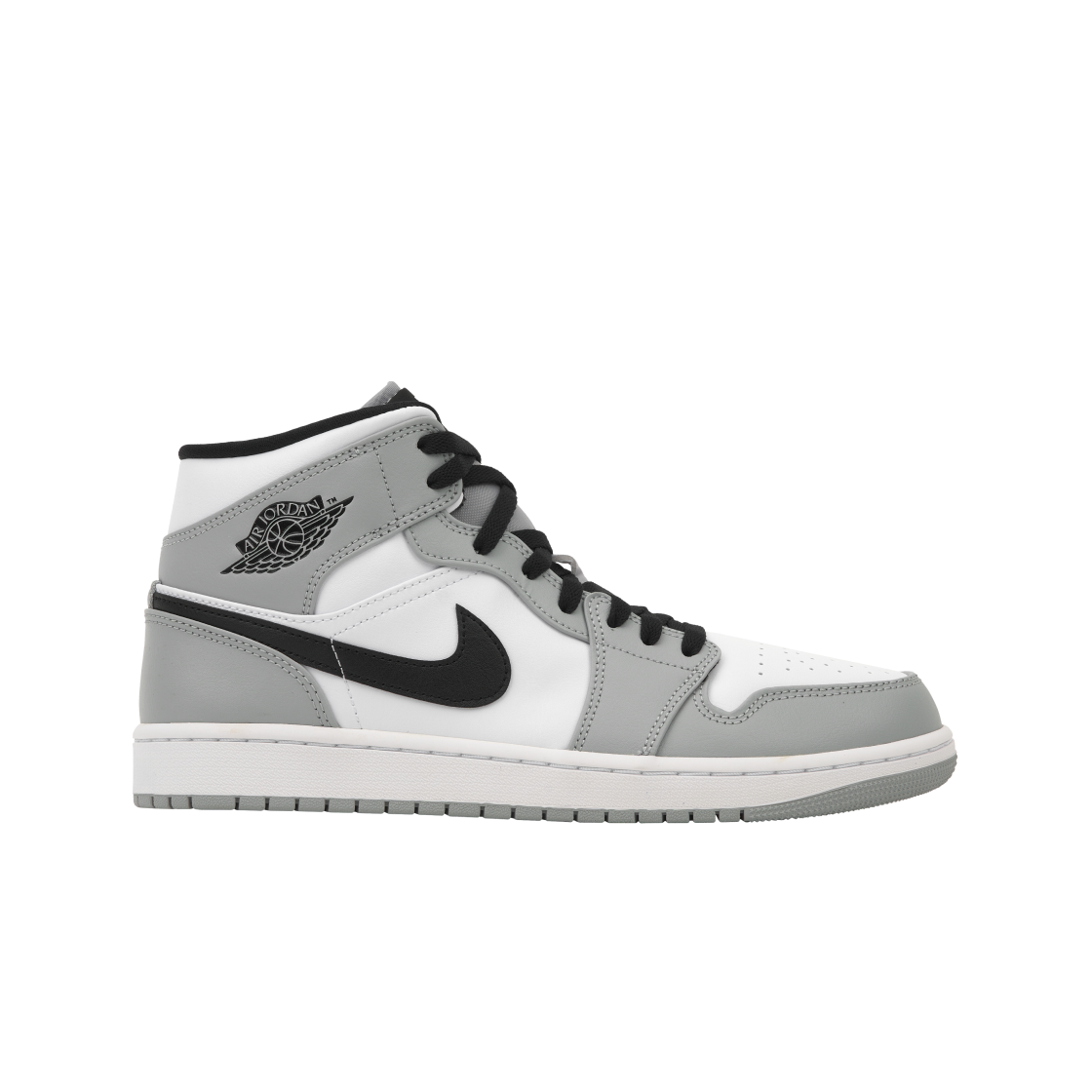 554724-092 Jordan 1 Mid Light Smoke Grey - 대표 이미지 #1