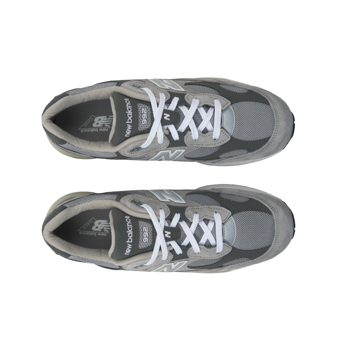 U992GY New Balance 992 Made in USA Core Grey Silver Metallic - #5