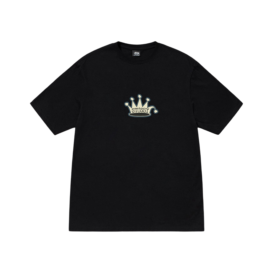 1905136 Stussy King Crown T-Shirt Black
