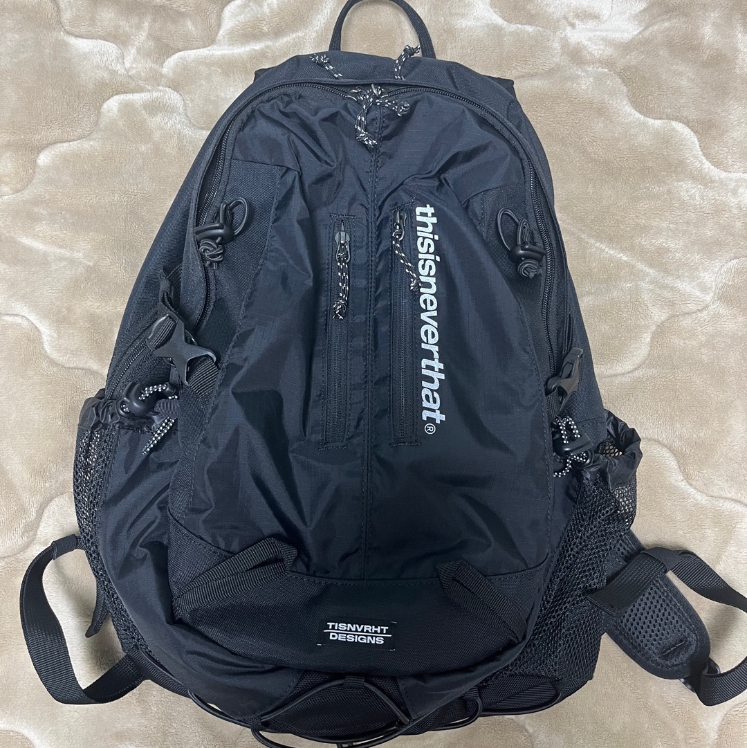 Thisisneverthat Sp Backpack 29 Black 착용 스타일