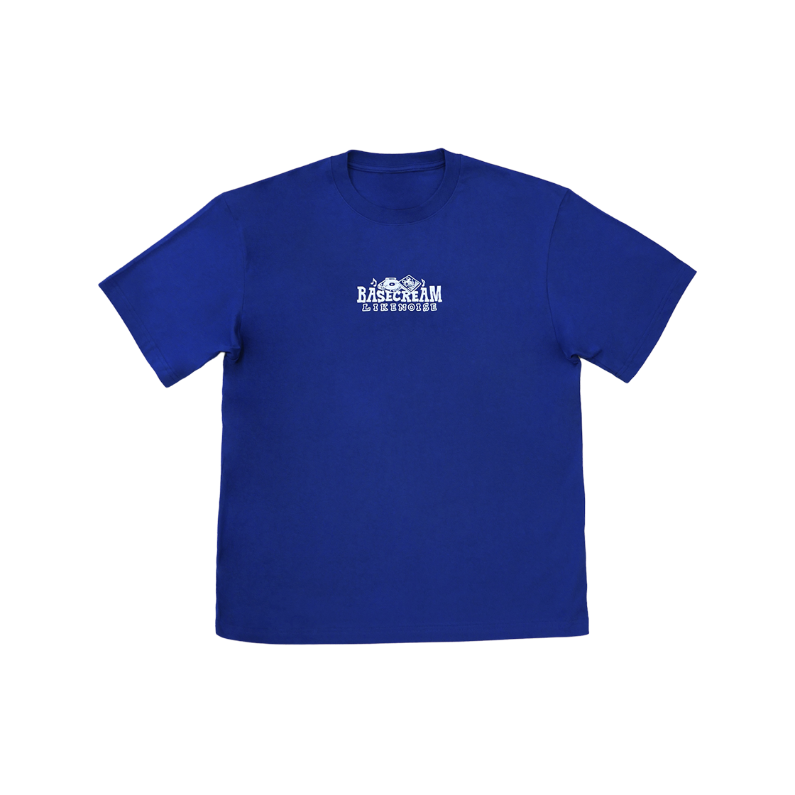 베이스크림 BCxGX2 리스닝 티셔츠 블루(Basecream BCxGX2 listening Tee Blue)