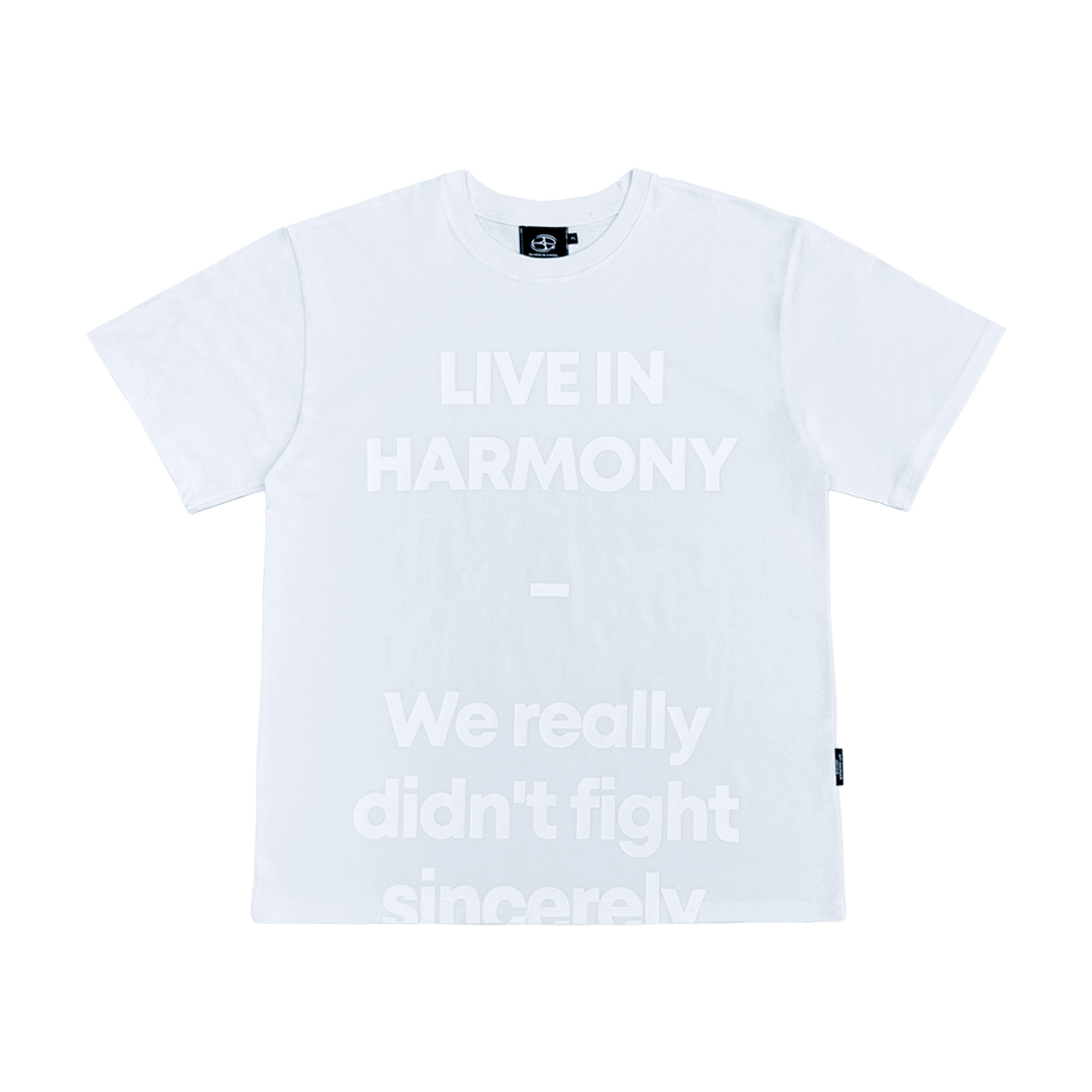 비피투디스오더 라이브 인 하모니 티 화이트_화이트