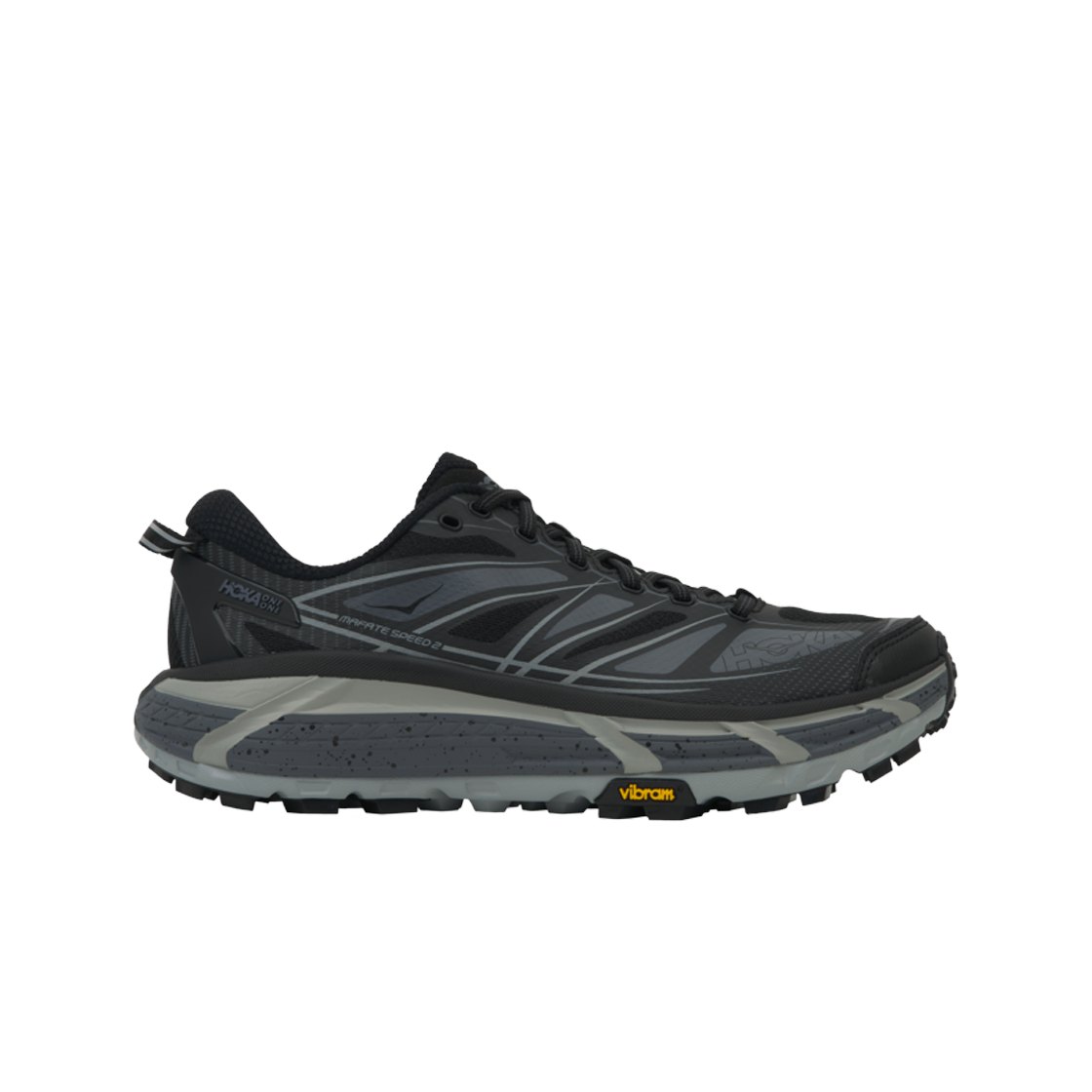 호카 마파테 스피드 2 블랙 캐슬락(Hoka Mafate Speed 2 Black Castlerock)