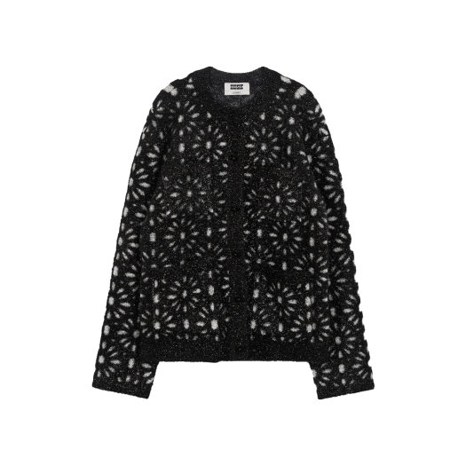 EEZ-1O453-M-CD02-BK EENK Zito Knit Jacquard Jacket Black