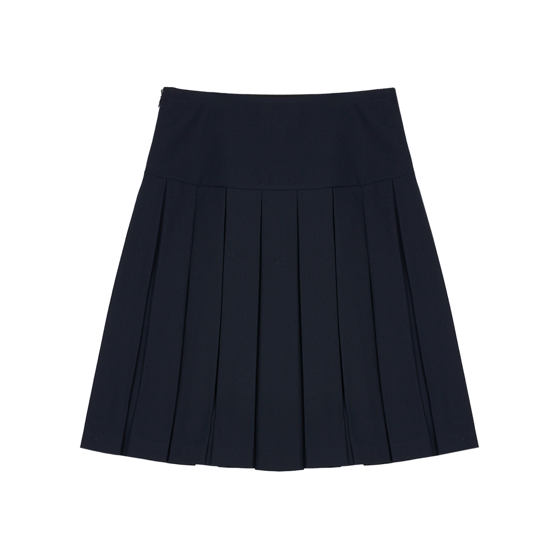 슈슈통 우먼 A라인 플리츠 스커트 네이비 블루 - 25SS(Shushu/Tong Women A-Line Pleated Skirt Navy Blue - 25SS)