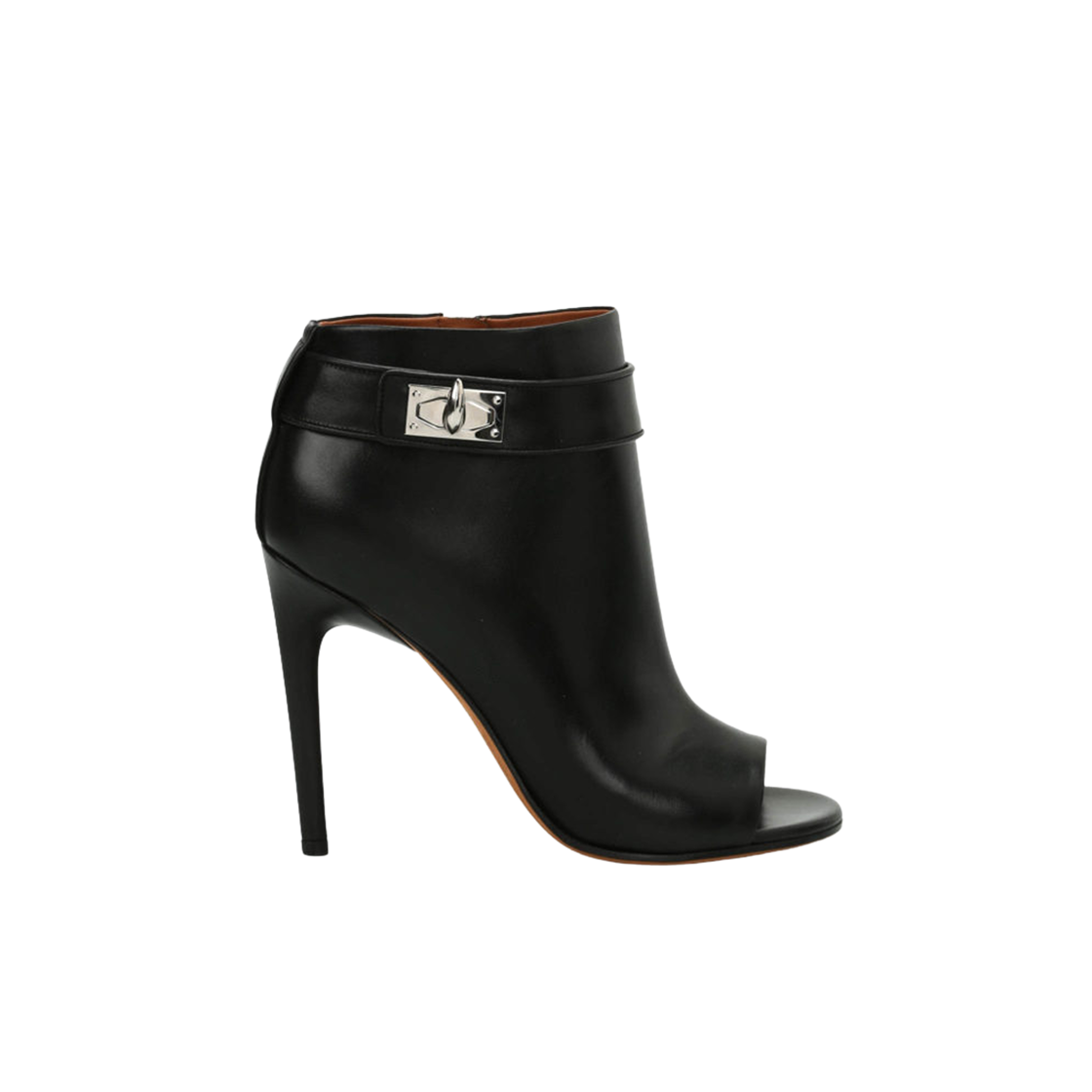 (W) 지방시 샤크 레더 스틸레토 샌들 블랙((W) Givenchy Shark Leather Stiletto Sandals Black)