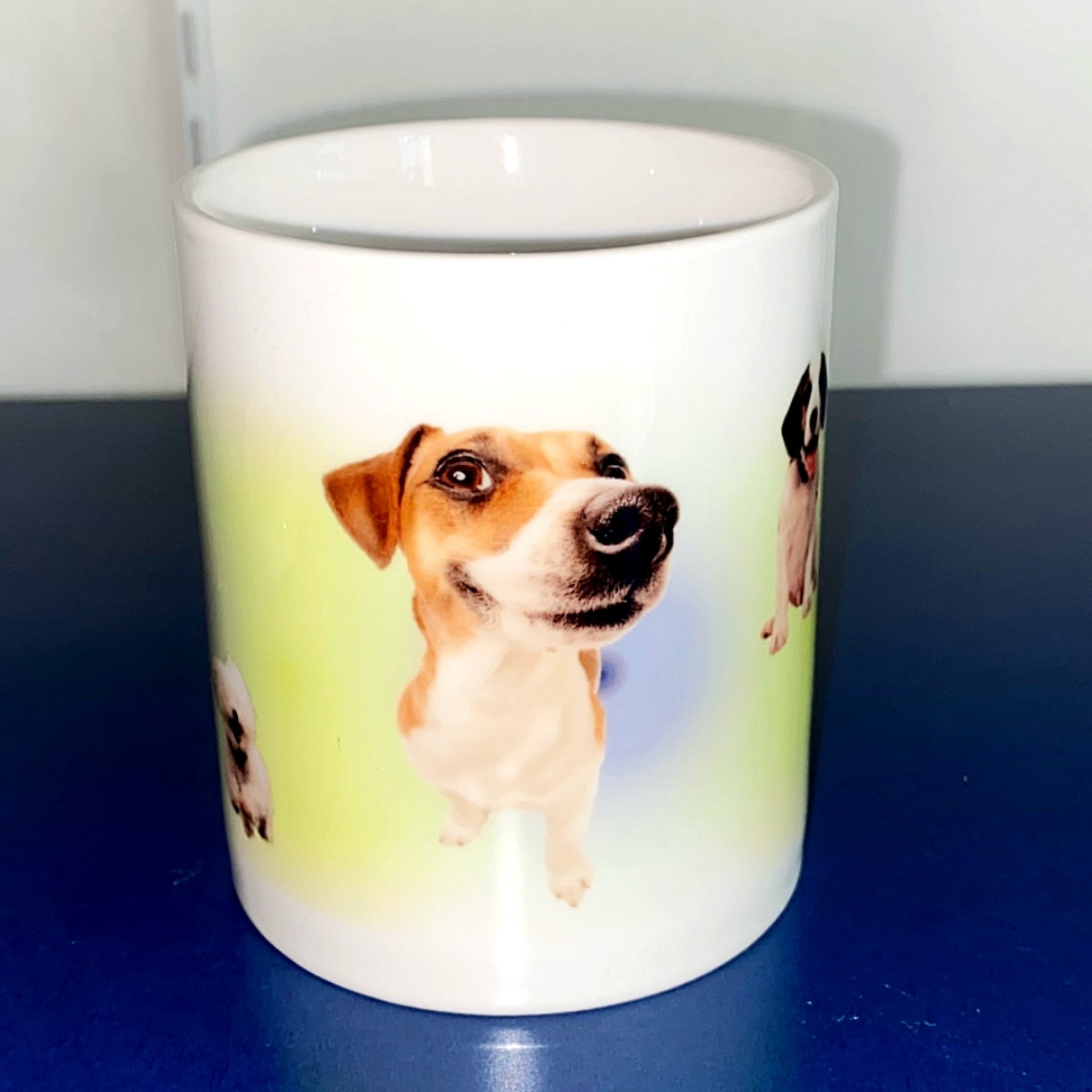 유라이크왓 그라데이션 퍼피 머그 블루&옐로우([3% 포인트 적립] you like what Gradation Puppy Mug Blue&Yellow) - 4