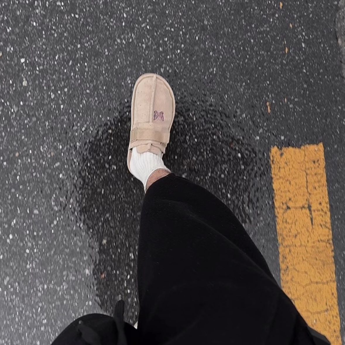 Reebok x Needles Beatnik Beige 착용 스타일