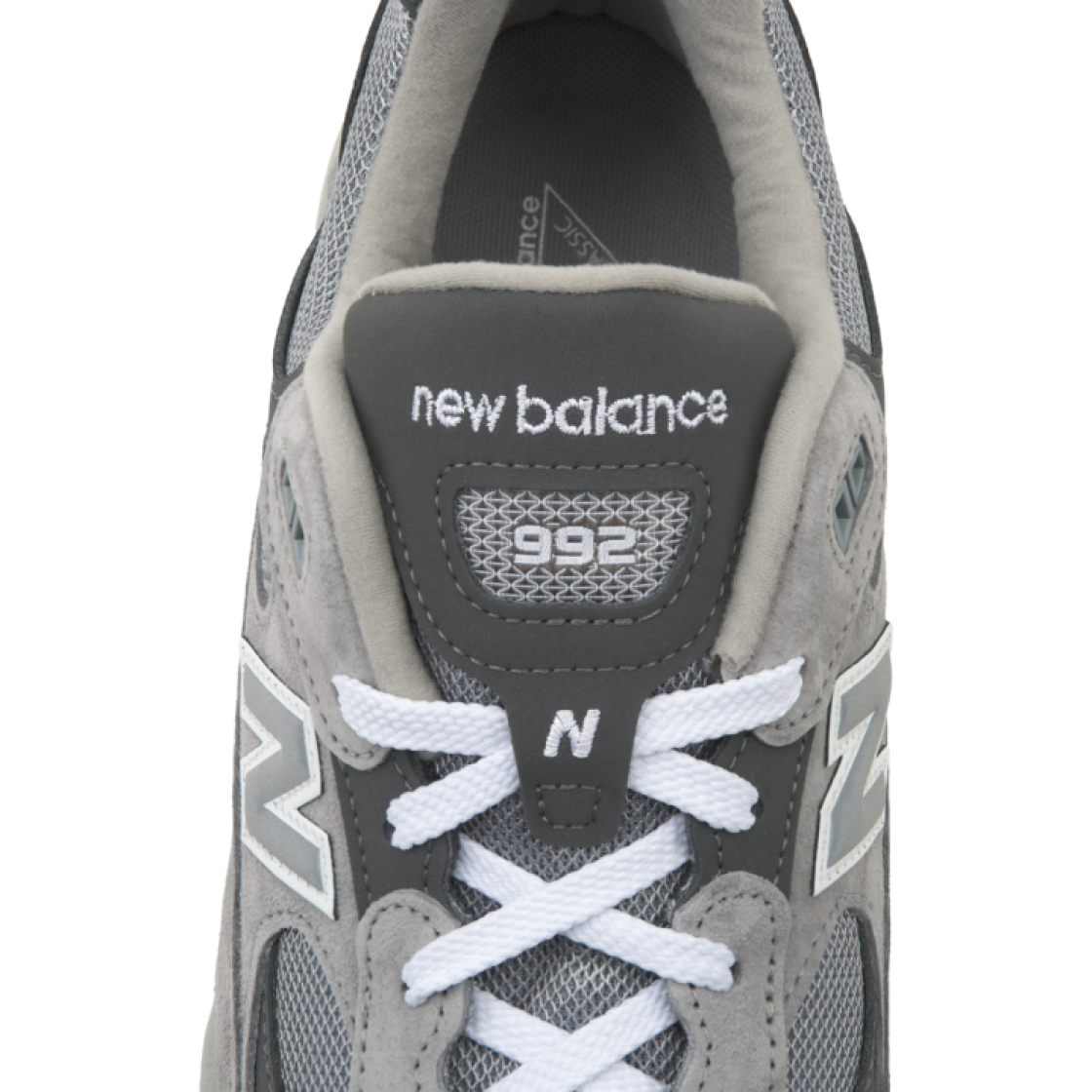 U992GY New Balance 992 Made in USA Core Grey Silver Metallic - #7