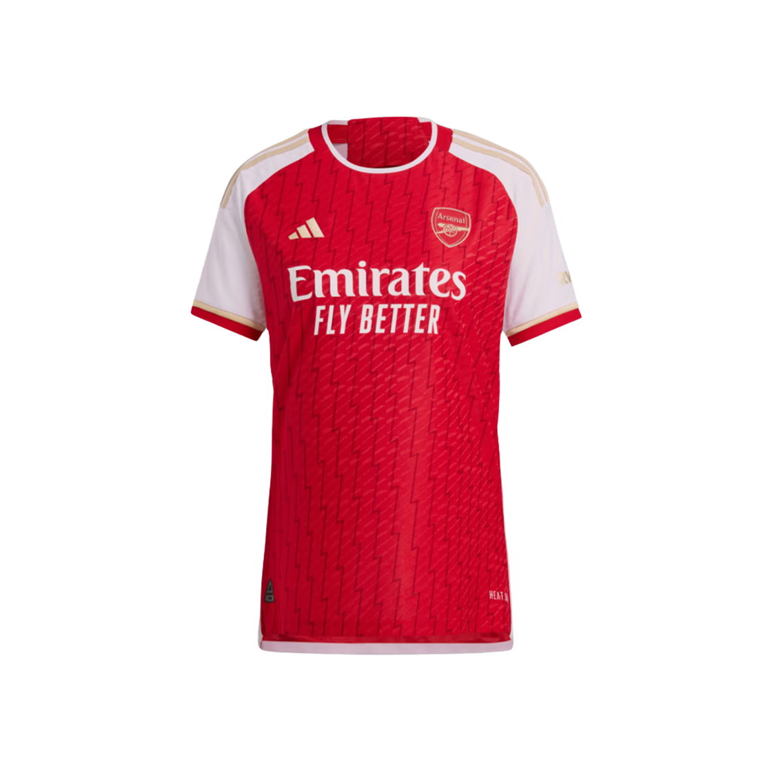 아디다스 아스널 2023/24 홈 어센틱 저지 베러 스칼렛 화이트 - KR 사이즈 (논 마킹 버전)(Adidas Arsenal 2023/24 Home Authentic Jersey Better Scarlet White - KR Sizing (Non Marking Ver.)) - 1