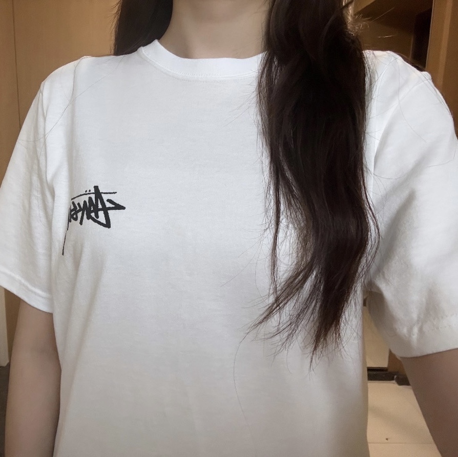 Stussy Cherries T-Shirt White 착용 스타일 - 2
