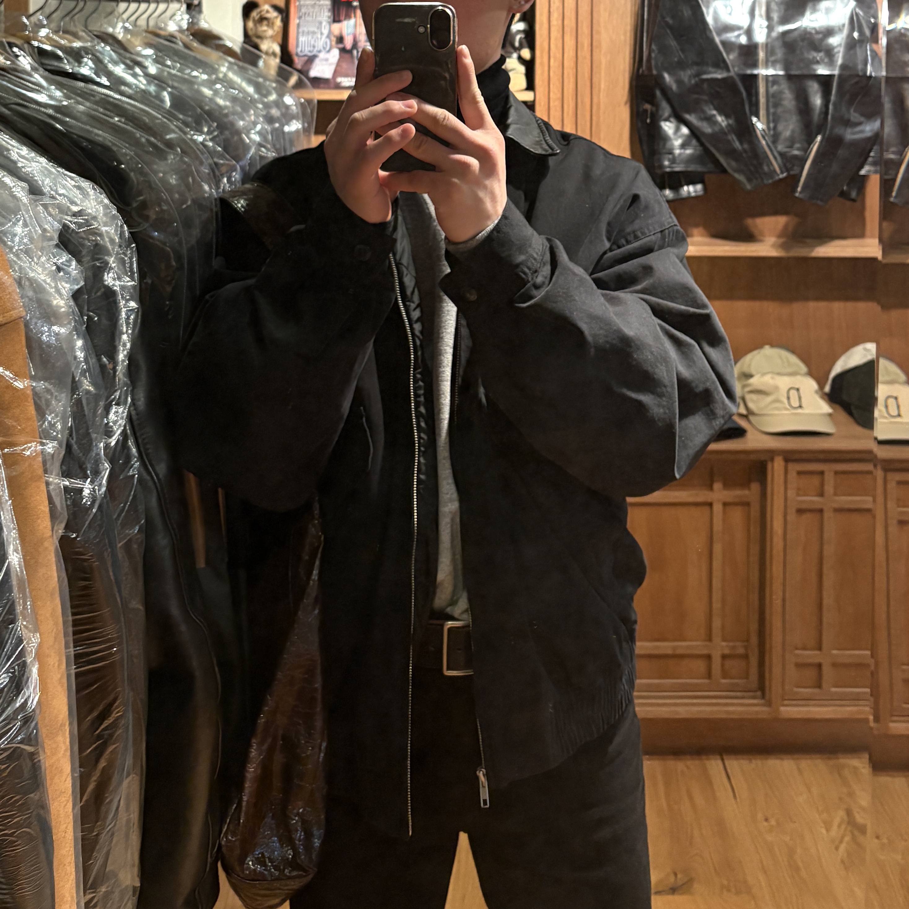 ジャケット・アウター Supreme Leather Collar Utility Jacket/XL Supreme Leather Collar Utility Jacket